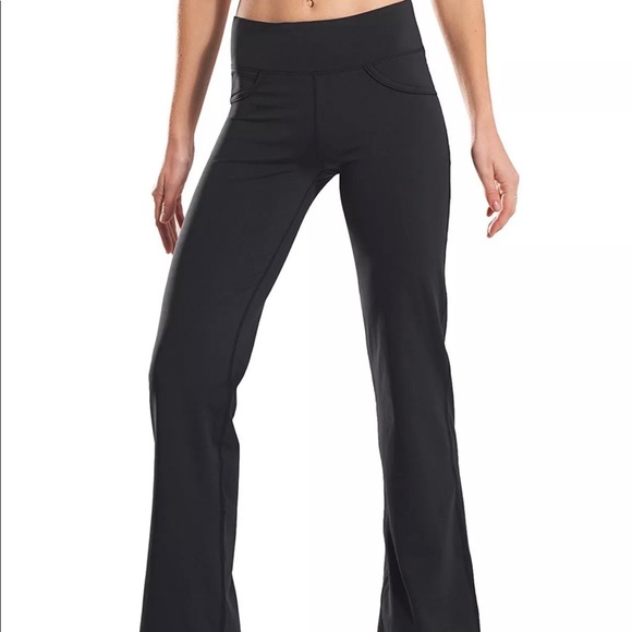 bootcut black yoga pants